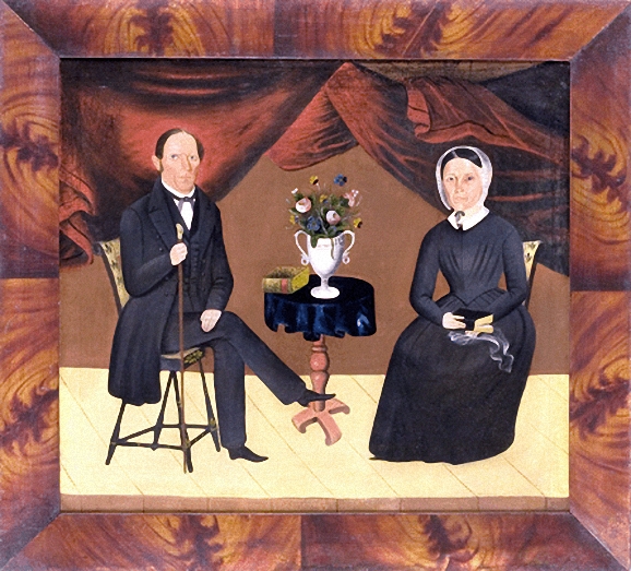 Mr. And Mrs. Vaughan by Sheldon Peck, c.1845 